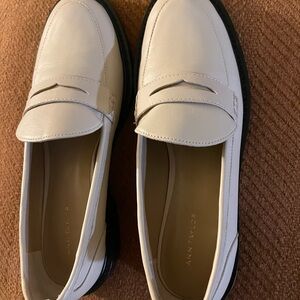 Ann Taylor Cream Loafers
